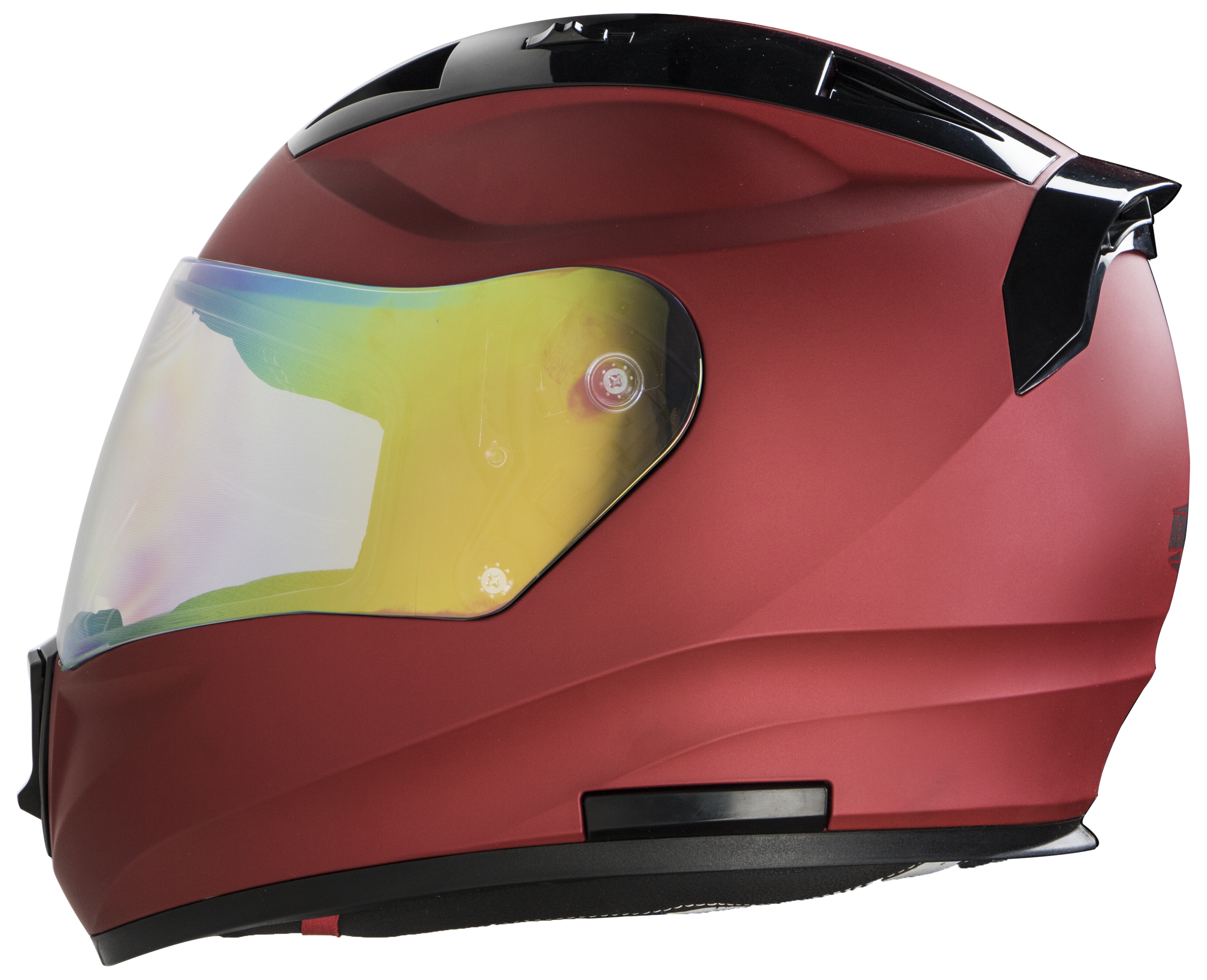 SA-1 Aeronautics Mat Maroon (Fitted With Clear Visor Extra Green Night Vision Visor Free)